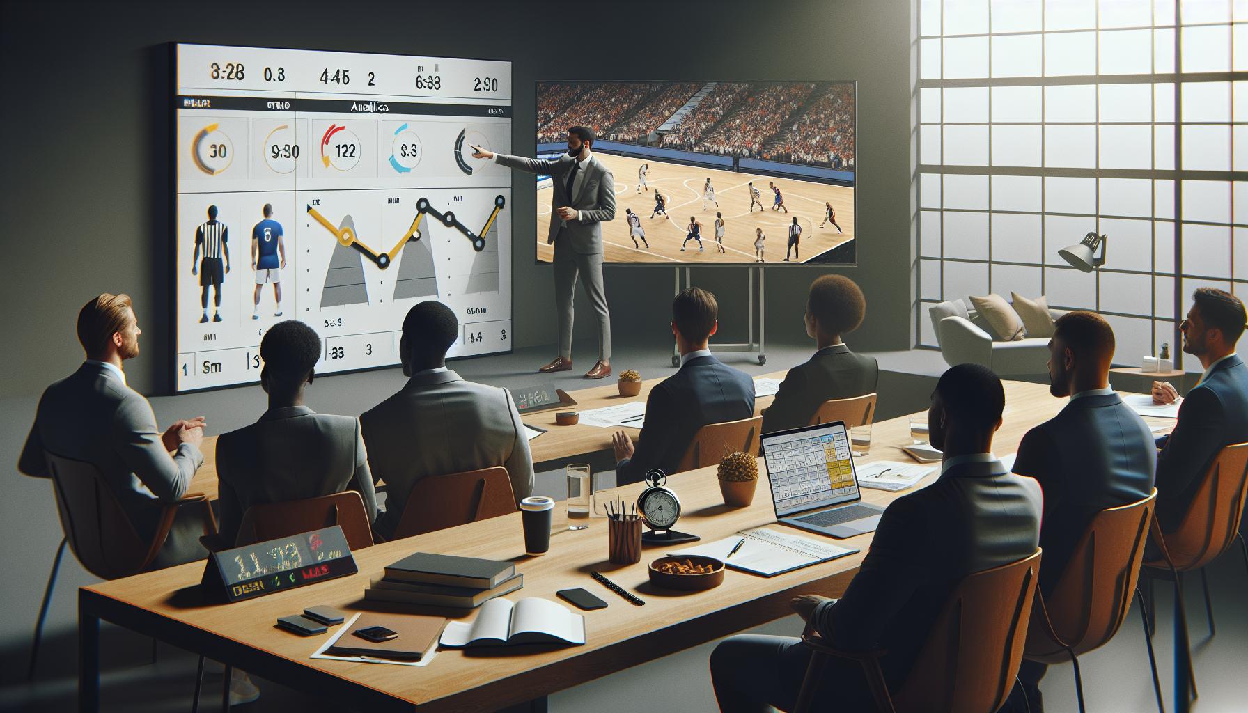 Statistiky a klíčové výkony hráčů v živém přenosu