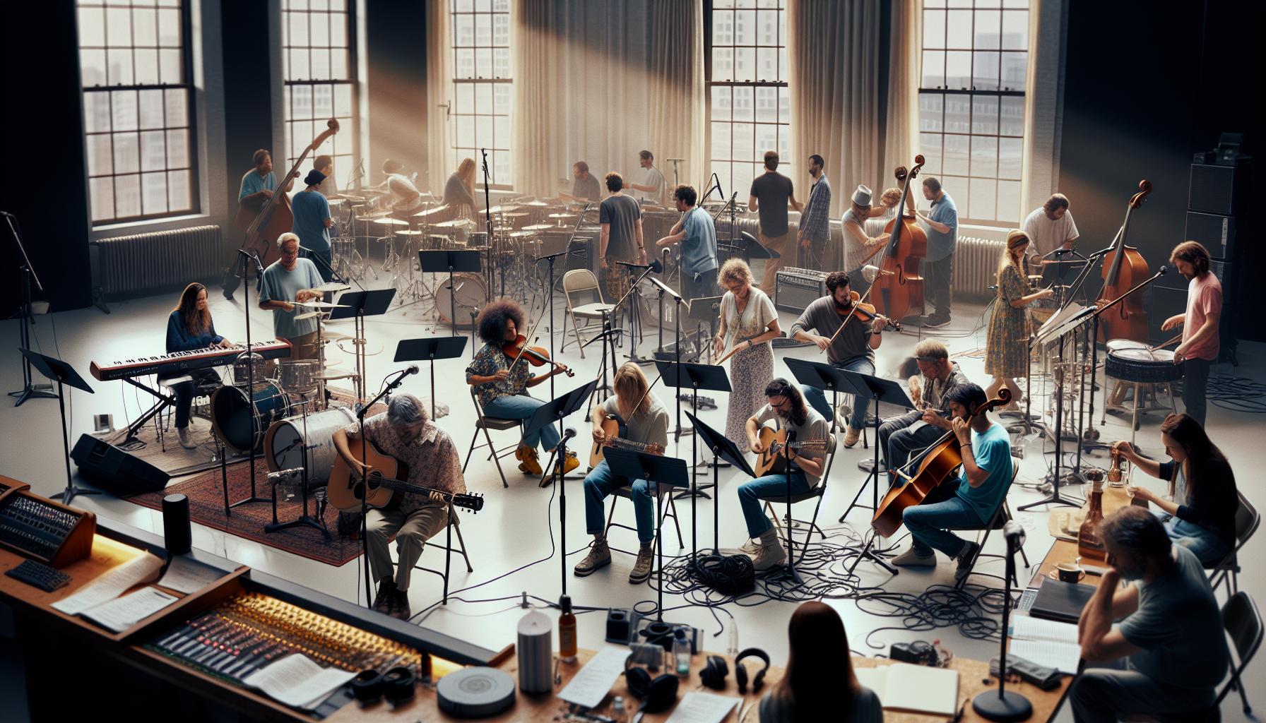 Hudební hosté a pořadatelé připravují show