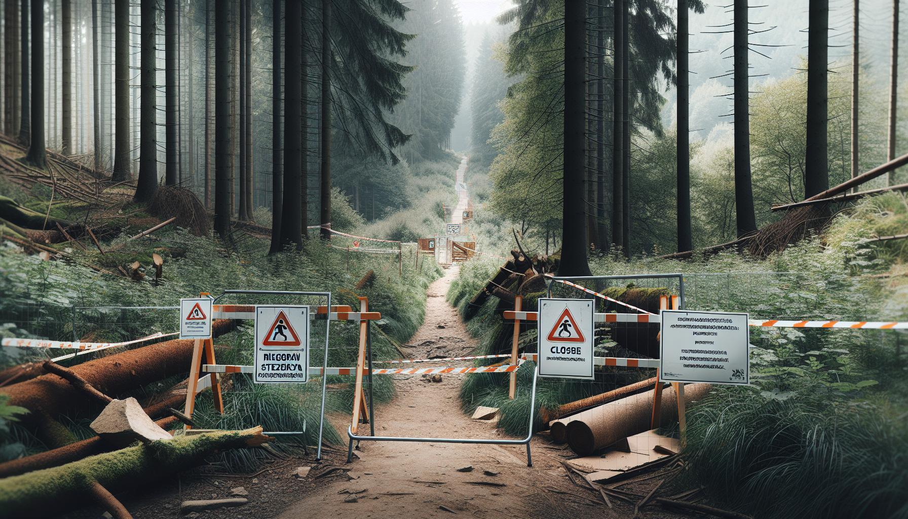 Aktuální uzavírky na ⁣Riegrově stezce ​dnes