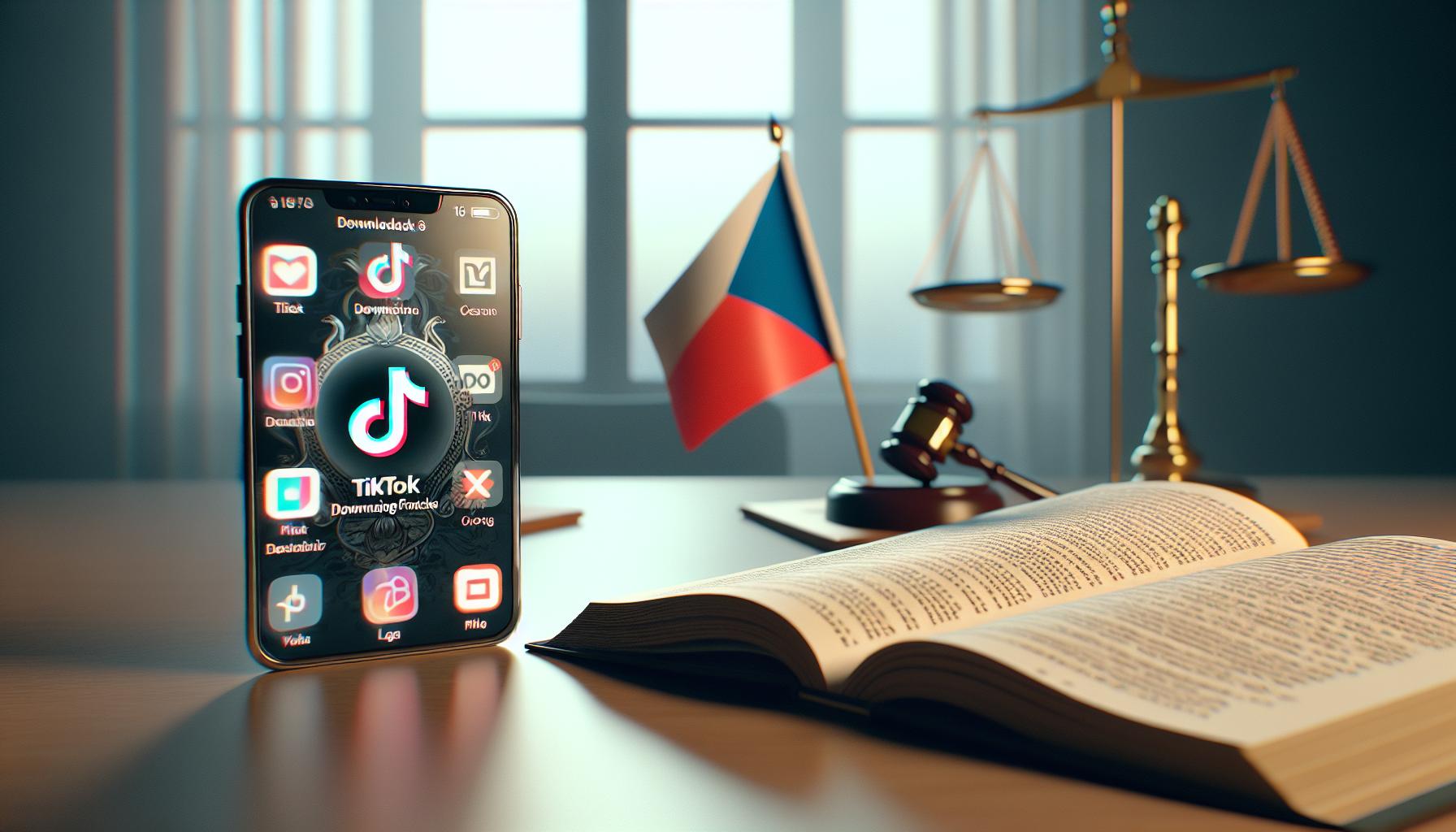 Právní ​rámec​ stahování obsahu na TikToku v Česku