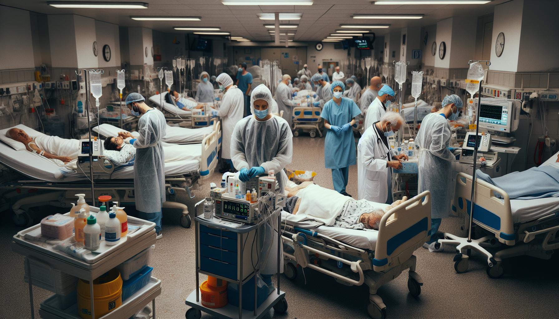 Účinky viru na italské zdravotnictví a pacienty