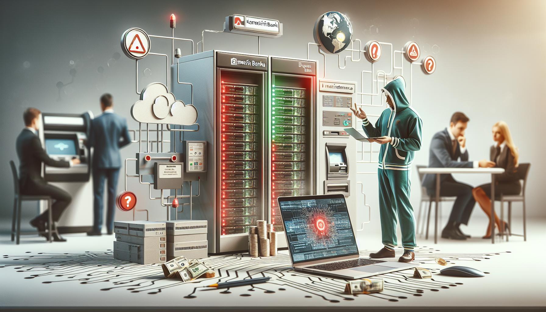 Příčiny výpadku bankovních služeb Komerční banky