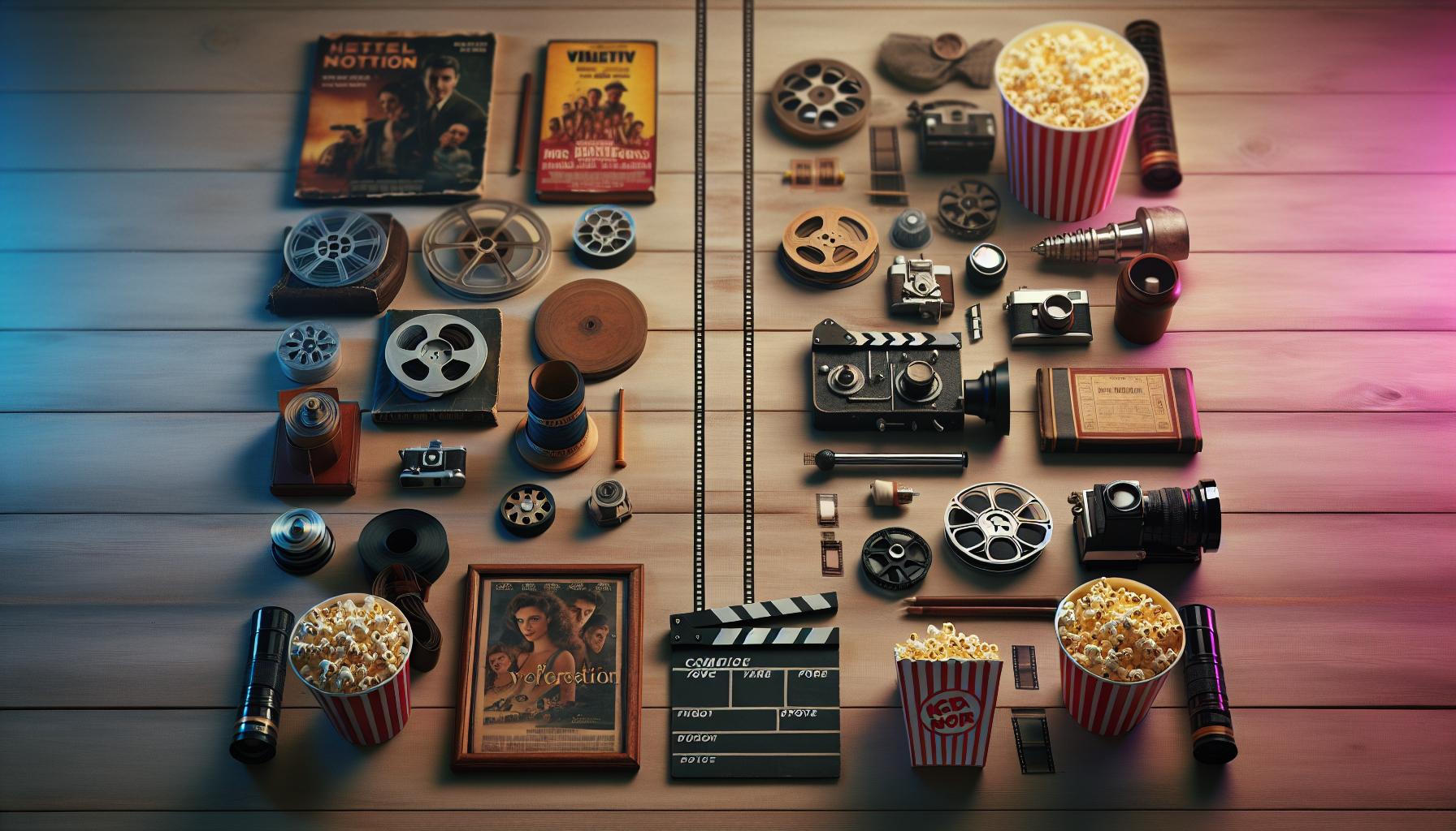 Srovnání s obdobnými filmovými tituly