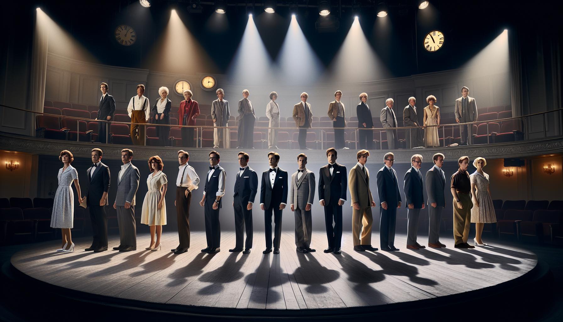 Původní herecké obsazení a změny v čase